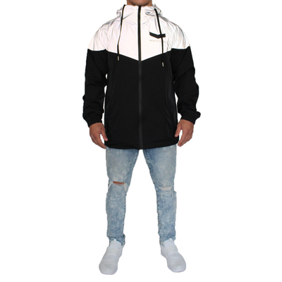 Vector 3M Reflective Wind Breaker - Gray/Black